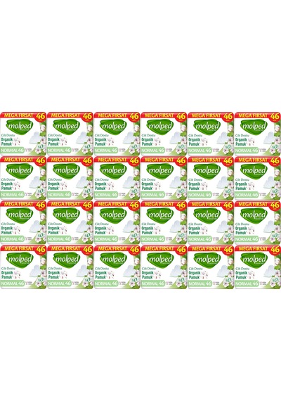 Molped Pure&soft Hijyenik Ped Normal 1104 24pk 46 Adet Mega Pk
