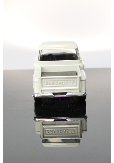 Toyaş 1955 Chevrolet Stepside Beyaz Kamyonet Çek Bırak Metal Model Oyuncak Araba 12 cm