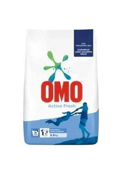 Omo Matik Active Fresh Toz Deterjan 36 Yıkama 5500 G