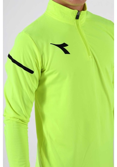 Diadora Alto Antrenman Eşofmanı Tek Üst Neon Sarı