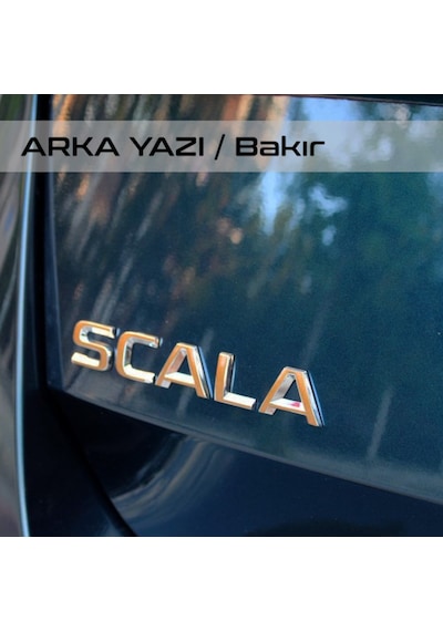 Skoda Scala Amblem&Tampon Stıcker Set (544752391) Skoda Scala Amblem&Tampon Stıcker Set (544752391)