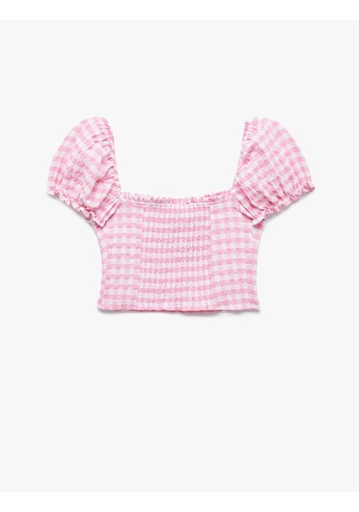 Koton Balon Kol Fırfırlı Yaka Gipeli Pötikareli Crop Bluz Pembe Ekose 5sal60108ıw Pembe Ekoseli Koton Balon Kol Fırfırlı Yaka Gipeli Pötikareli Crop Bluz Pembe Ekose 5sal60108ıw Pembe Ekoseli