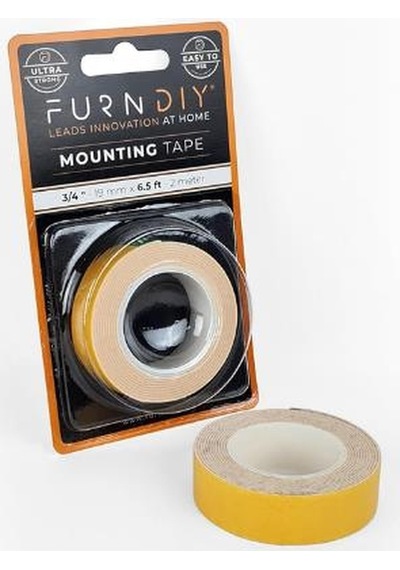 Furndiy Çift Taraflı Yapışkanlı Montaj Bandı 19 Mm X 2 Metre