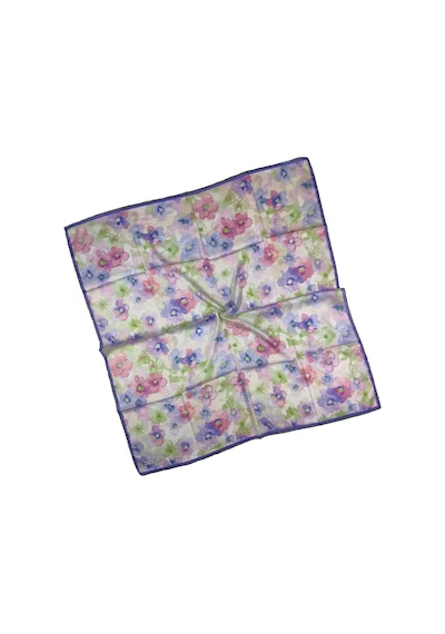 Mim Eşarp Mısırlı Eşarpları Silky Cocoon Trend Polyester Twill Sport Eşarp İndigo