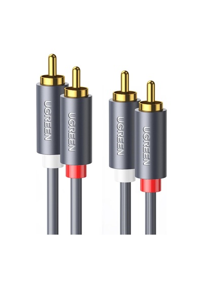 Ugreen 2rca To 2rca Ses Kablosu, 5 Metre, Antrasit Diğer