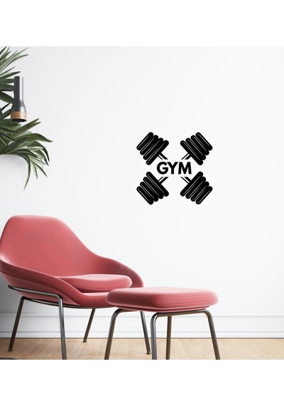 Bk Home Gym Tasarımlı Duvar Sticker-18