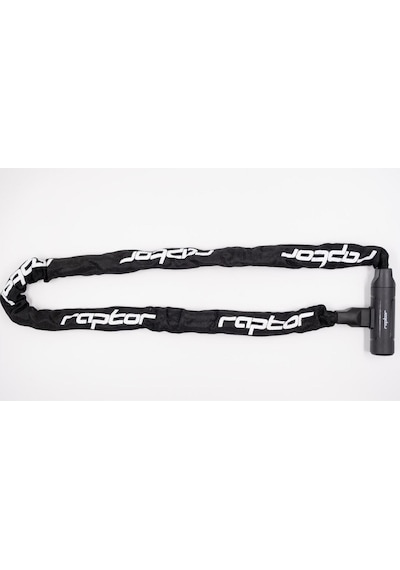 Raptor Anahtarlı Zincir Kilit 6x120 Cm Siyah Bisiklet Motosiklet Bebek Arabası Güvenlik Kilidi Siyah