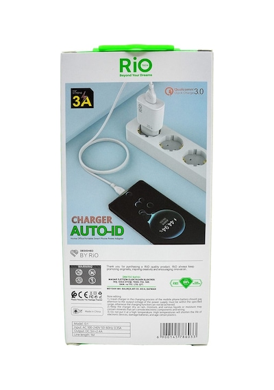 Rio Tech 20w Hızlı Şarj Usb Adaptör