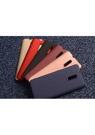 Oppo Reno Kılıf Zore Premier Silikon Kapak Kırmızı