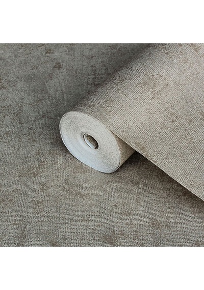 Muse Koleksiyonu 25105-5 Vizon Gri Textile Dokulu Duvar Kağıdı 1.06x15.6m, 16.5m²