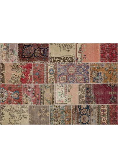 Eşsiz El Yapımı Patchwork Halı 160 X 230 Cm 6194
