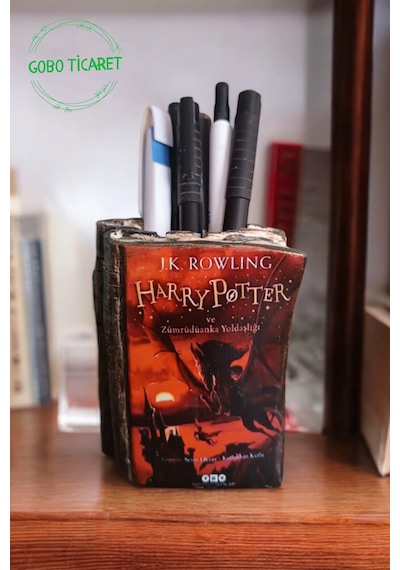 Harry Potter Ve Zümrüdüanka Yoldaşlığı Kitabı Şeklindeki Kalemlik