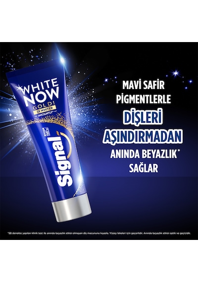 Signal White Now Gold Diş Macunu 4 x 75 ML