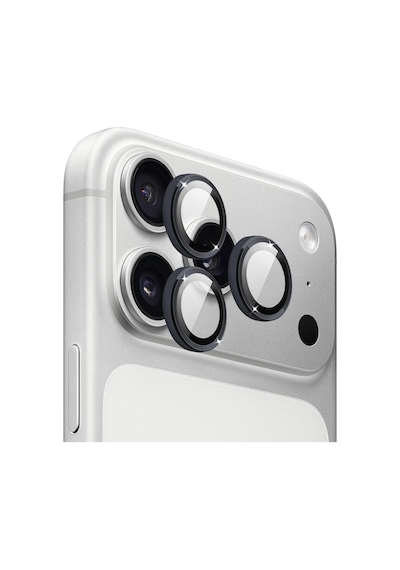 Apple iPhone Uyumlu 17 Pro / Apple iPhone Uyumlu 17 Pro Max İçin Ipg Prolens Kamera Lens Koruyucu Alüminyum Cd Çerçeveli, Kırılmaz Cam Lacivert