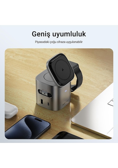Acefast 6in1 80w Gan Masaüstü Şarj İstasyonu - Z9