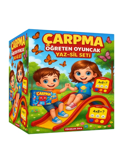 Çarpma Öğreten Oyuncak Yaz-sil Seti 2 Süper Set