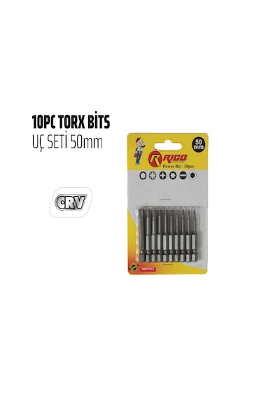 Rico 30 Parça Matkap Ucu Uzun Ve Kısa Torx Bits Uç Seti Takımı
