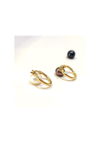 Altın Ürünler 13.6 MM Klasik Halka Küpe