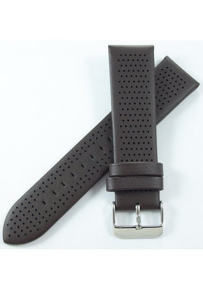Bizon Kahverengi 20mm Deri Saat Kordonu Kayışı Armani Model