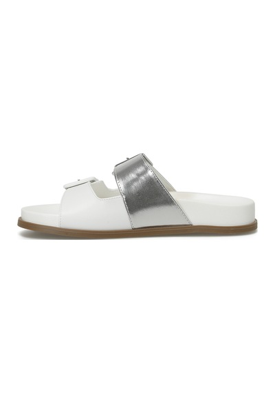 Nine West Mıstral 4fx Kırık Beyaz Kadın Düz Terlik 000000000101484671 Beyaz