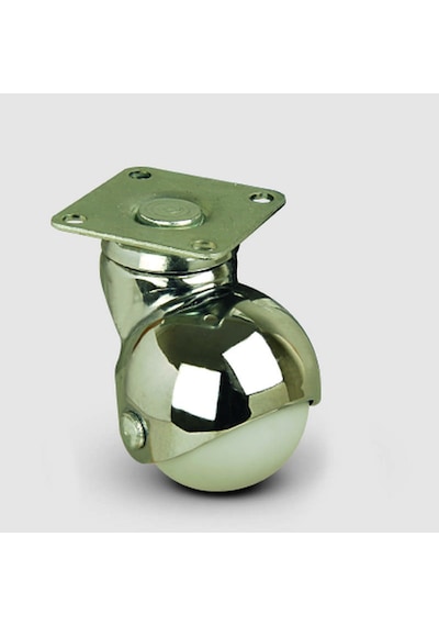 4 Adet Ef01Mkc50. Oynak Tablalı Pvc Kaplı Mobilya Tekerleği.