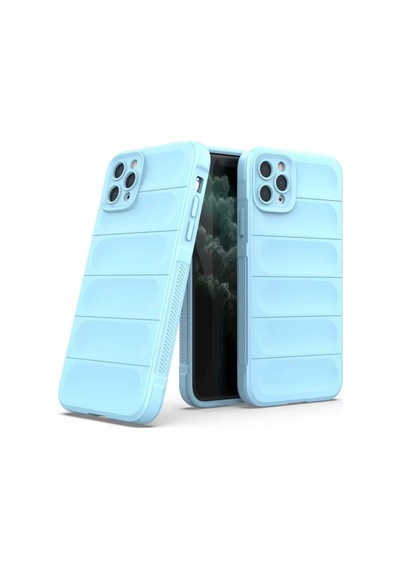 Newface Apple İphone 11 Pro Max Kılıf Optimum Silikon - Sky Blue Açık Mavi