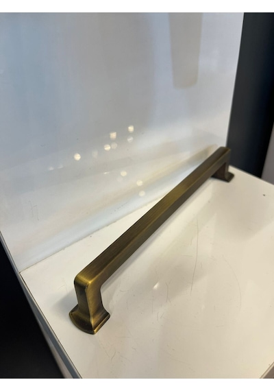 Levante Metal Kulp 192mm Antik Sarı Dolap Kapak Tv Ünite Modern Çekmece Mobilya Komidin Konsol
