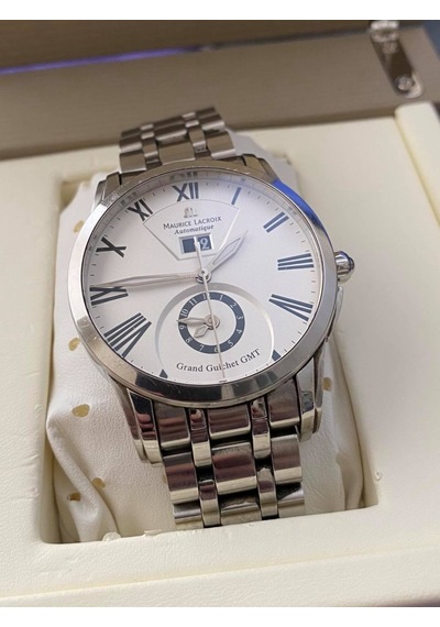 Maurice Lacroix Pt6098 Grand Guichet Gmt Çelik Kordon Erkek Kol Saati