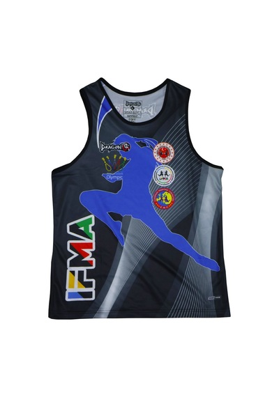 Dragondo 4578 Ifma Muay Thai Atlet Muay Thai Maç Atleti Mavi