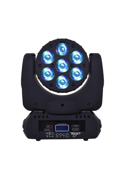 REDJET DJ WASH 712 7 X 12W 120 WATT LED ROBOT IŞIK