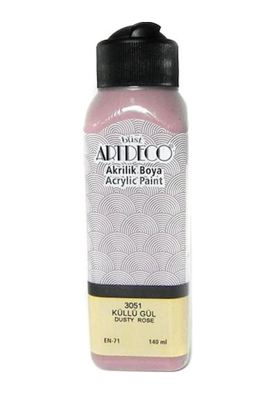 Artdeco Akrilik Boya 140Ml Küllü Gül 3051