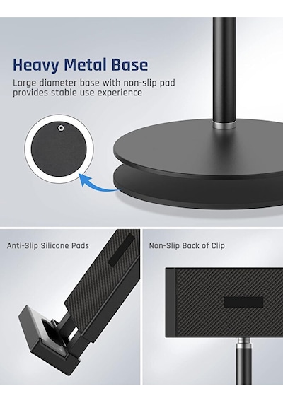 Masaüstü Metal Telefon Ve Tablet Tutucu Stand Açı Ve Yükseklik Ay
