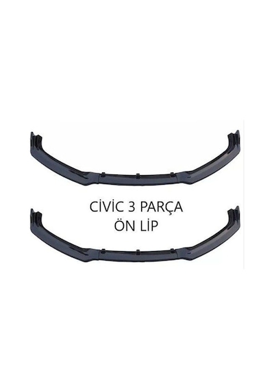 Honda (3 Parça) (Plastik) Civic Fc5 Ön Lip