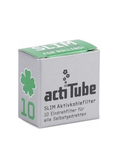 Actitube Karbonlu Pipo Filtresi 7 Mm 10 Adet