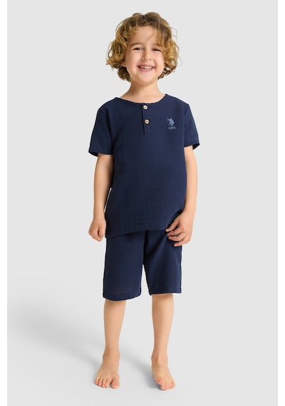 U.s. Polo Assn. Erkek Çocuk Lacivert Pijama Takım 50327343-vr033