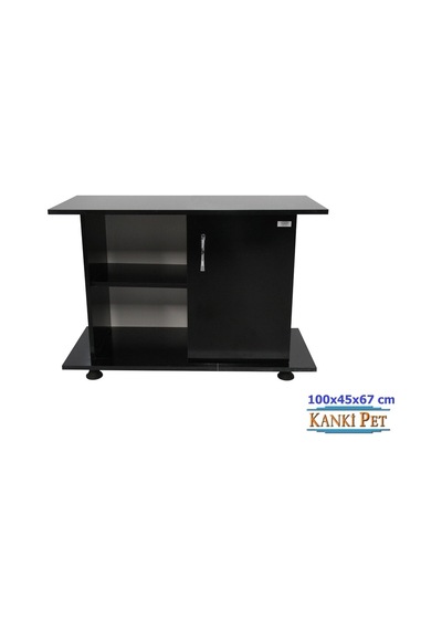Kanki Pet  Kp1045 Mdf Akvaryum Siyah Sehpa 100 x 45 x 67 CM