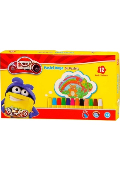 Mey İthalat 12 Renk Pastel Boya Sarı