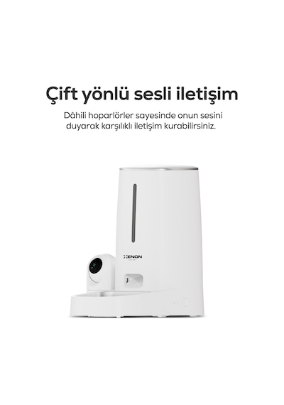 Xenon Smart Akıllı Mama Kabı Kameralı 2mp Gece Görüş, Wifi Mobil Kontrol, Çelik Kase, Çift Yönlü Ses X8610