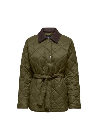 Only Onltahıa Lw Cord Mıx Jacket Cc Otw Kadın Mont 15373692 Dark Olive