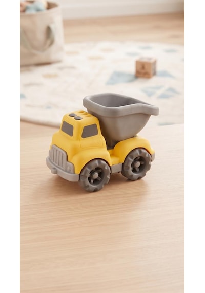 Eğitici Ve Güvenli Oyuncak Beton Mikseri Gerçekçi Tasarımlı Açılabilen Damperli 15 Cm Oyuncak Kamyon