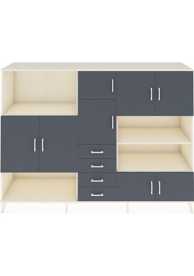 Hyperion Dolap 9 Raflı 4 Çekmeceli 8 Kapaklı 220x44x163 Aytaşı-an Aytaşı-antrasit Hyperion Dolap 9 Raflı 4 Çekmeceli 8 Kapaklı 220x44x163 Aytaşı-an Aytaşı-antrasit