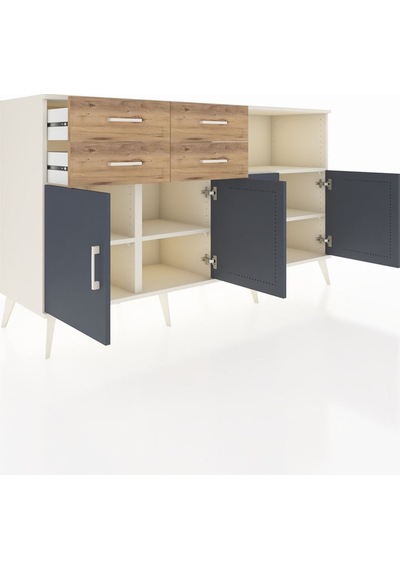 Kronos Konsol 4 Raflı 4 Çekmeceli 4 Kapaklı 176x59x99 Aytaşı-antr Aytaşı-antrasit/çam Kronos Konsol 4 Raflı 4 Çekmeceli 4 Kapaklı 176x59x99 Aytaşı-antr Aytaşı-antrasit/çam