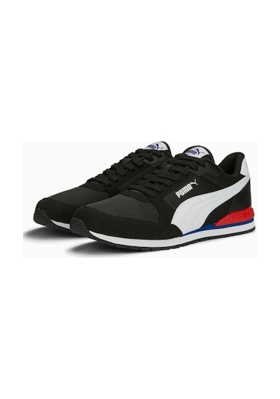 Puma St Runner V3 Mesh Unisex Sneaker Ayakkabı Siyah Beyaz 36-40 001