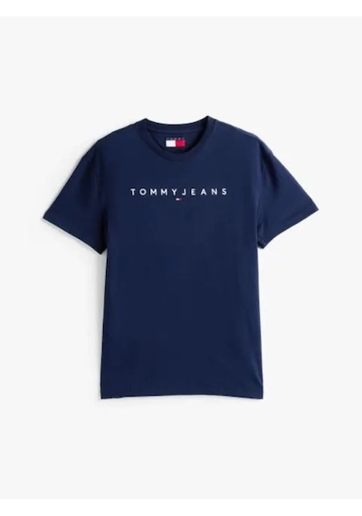 Tommy Hilfiger Erkek Marka Logolu Organik Pamuklu Bisiklet Yakalı Günlük Kullanıma Uygun Lacivert T-shirt Dm0dm20744 C1g Tommy Hilfiger Erkek Marka Logolu Organik Pamuklu Bisiklet Yakalı Günlük Kullanıma Uygun Lacivert T-shirt Dm0dm20744 C1g