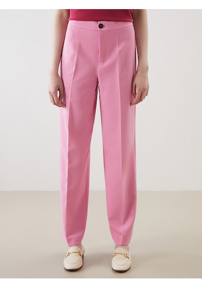 Lcw Vision Pembe Standart Fit Geniş Paça Kadın Pantolon