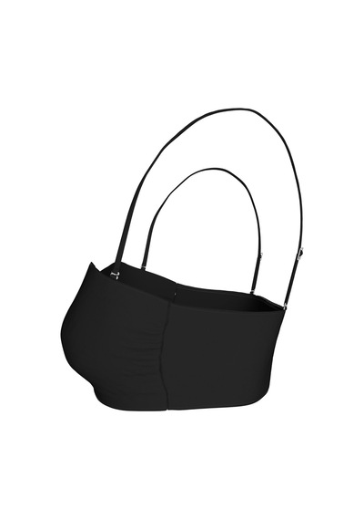 Calvin Klein Kadın Bandeau- Rp Siyah Bikini Üstü-13396 Siyah