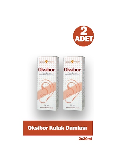 Abfen Farma Oksibor Kulak Damlası 30 Ml 2 Adet