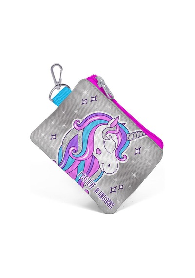 Coral High Kids Pembe Gümüş Unicornlu Bozuk Para Çantası 21758