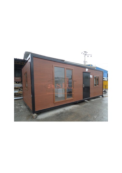 21 M² 1+1 Dış Ahşap Desenli Betopan İç Pvc Lambiri Konut