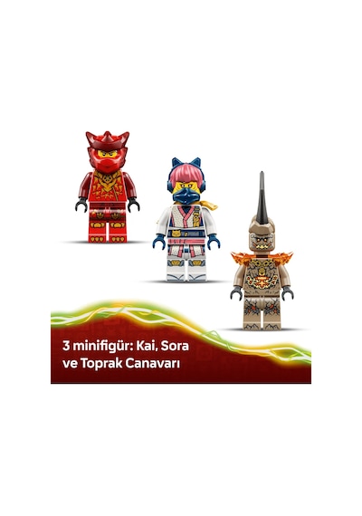 LEGO®  NINJAGO® Kai’nin Ejderha Robotu Savaş Paketi 71851 - 6 Yaş ve Üzeri Çocuklar için Yaratıcı Oyuncak Yapım Seti (85 Parça)